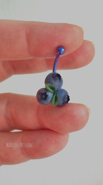 Blueberry Navel Piercing – Gift of the Forest