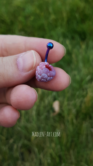 Red Raspberry Navel Piercing – Divine Love