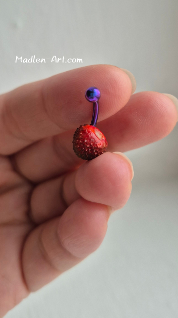 Strawberry Navel Piercing – Strawberry Paradise