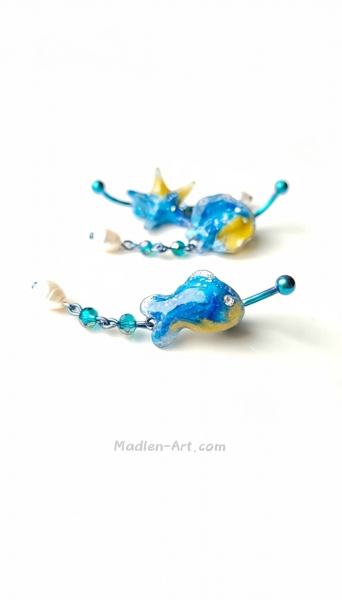 Magic Fish Navel Piercing – Harmony of the Sea